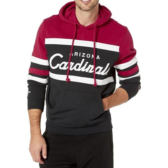 Mitchell & Ness Arizona Cardinals NFL Head Coach Pullover Hoodie Large - Picture 1 of 8